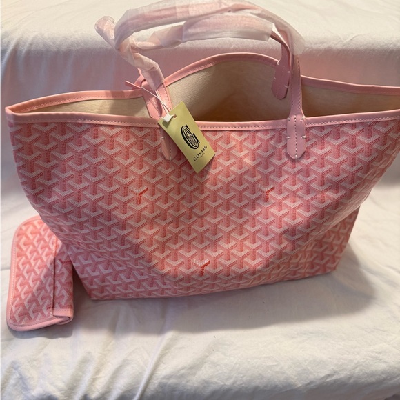 Pink Patterned Tote Bag - Picture 2 of 5
